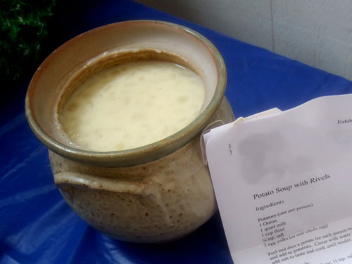 Potato Soup with Rivels (image by Peter Engler)