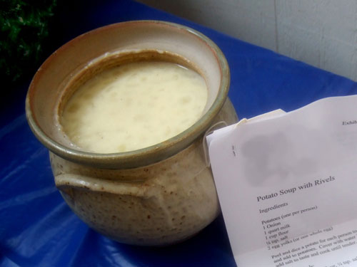 Potato Soup with Rivels (image by Peter Engler)