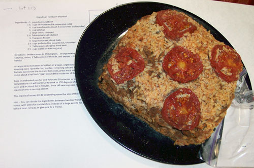 Heirloom Meatloaf