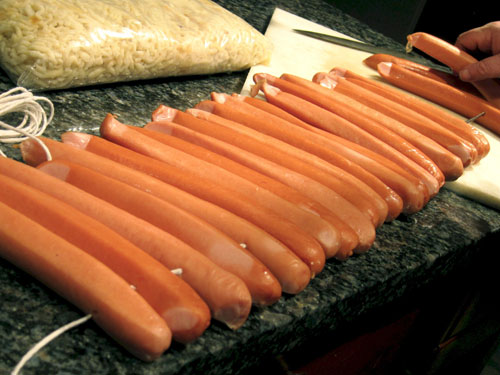 Crown Roast of Frankfurters