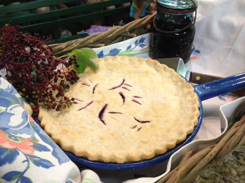 Elderberry Apple Pie (image Jolene Katzenberger)