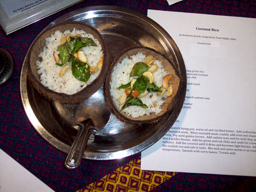 Coconut rice (image by Wanda Bain)