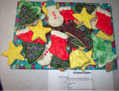 Christmas Cookies Image Wanda Bain