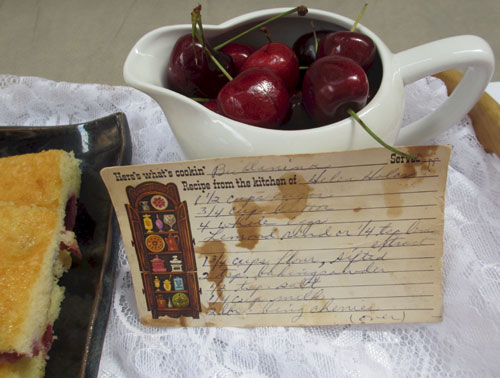 handwritten recipe