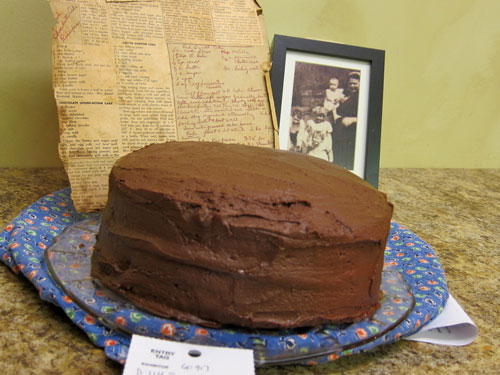 red devil's cake scrapbook picture chocolate frosting indiana state fair 2013