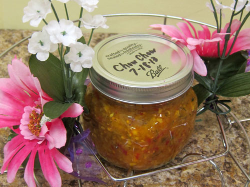 chow chow ball jar canning mason indiana state fair 2013