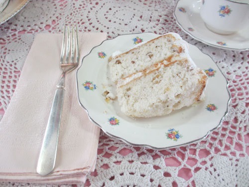 White Nut Cake