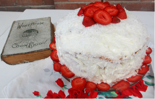 Coconut Cake White House Cook book Missouri State Fair Midwest Foodways