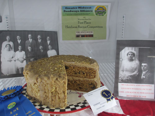 Grandma's Mincemeat Cake Caramel Icing Wisconsin State Fair Greater Midwest Foodways Heirloom Recipe Contest