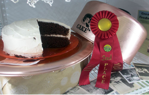 2nd prize Wisconsin State Fair Chocolate Cake Greater Midwest Foodways