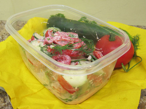 German cucumber tomato salad 2015 Indiana state fair greater midwest foodways